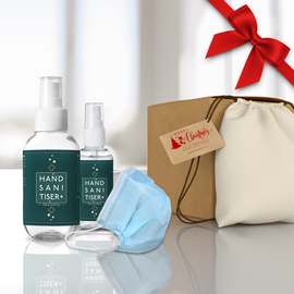 Hand Sanitiser Christmas Travel Gift Set - Pure Scent